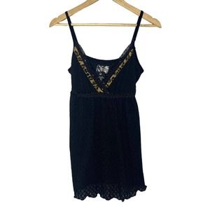 NWT Crochet Lace Mini slip Dress Size Medium